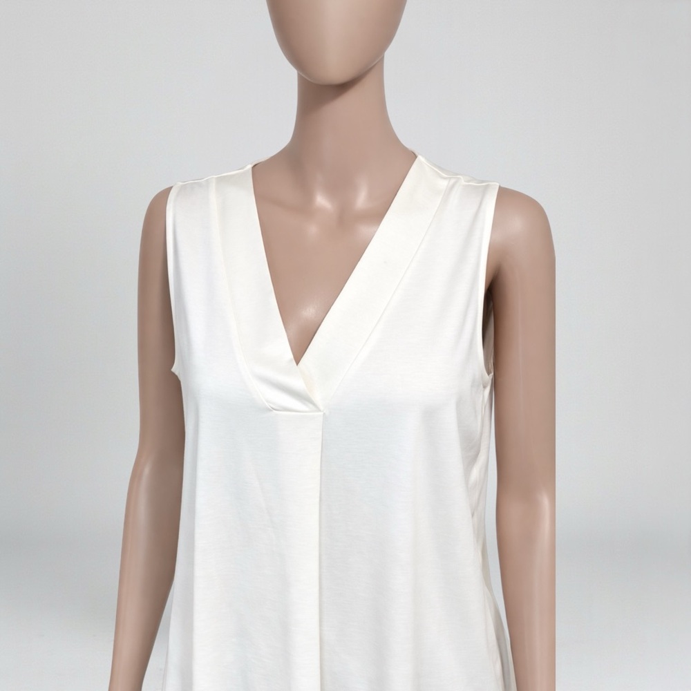 Anne Klein Harmony Pleat Neck Shell Top - Picture 3 of 12